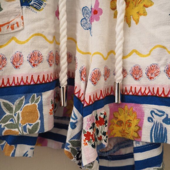 Label of Love Portafino Playsuit Short Sleeve Floral Romper sz L - Picture 8 of 13